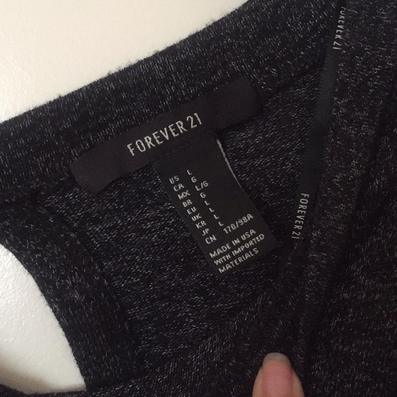 Forever 21 Layered Knit Dress, Size L - Picture 3 of 3